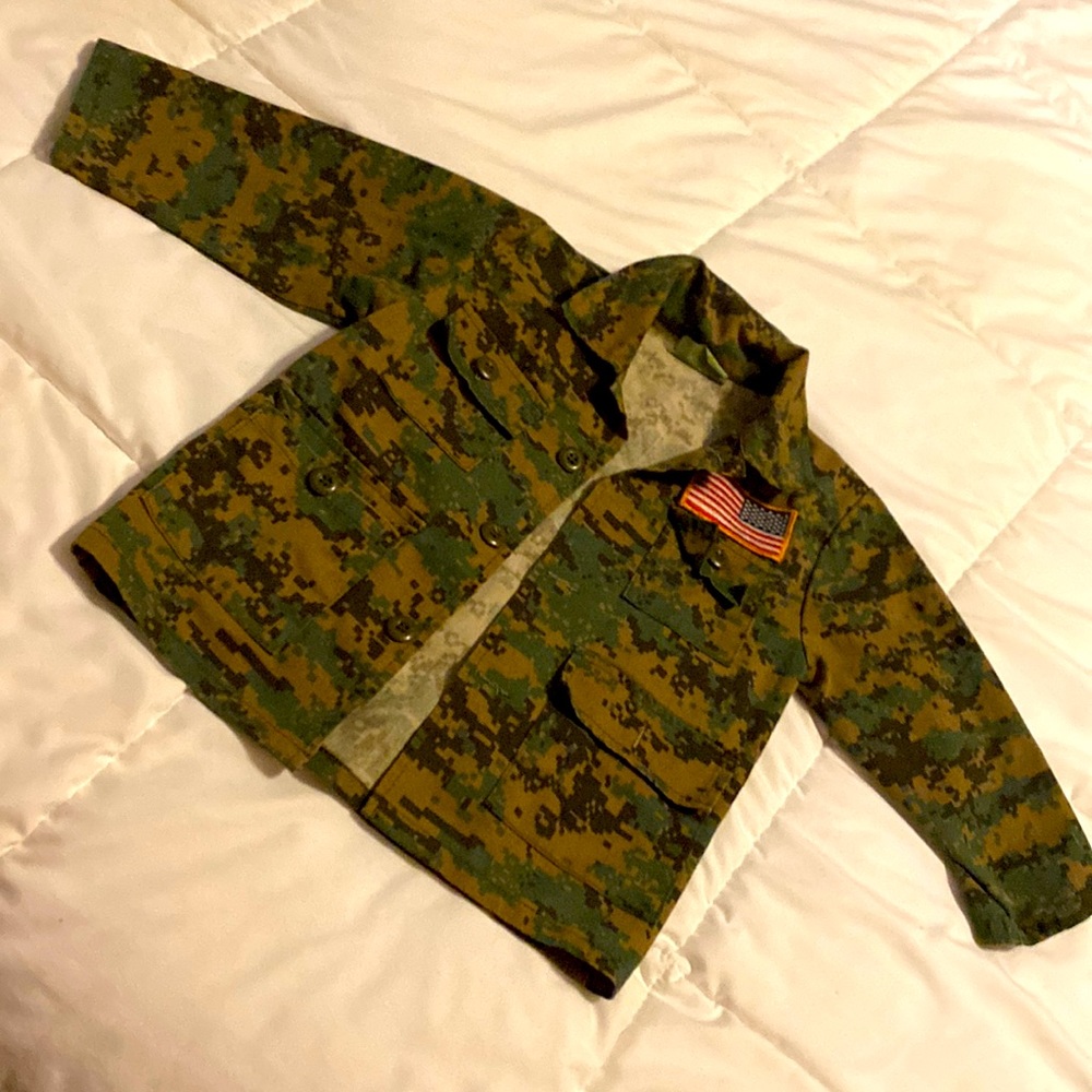 Authentic digital camo BDU jacket szXS